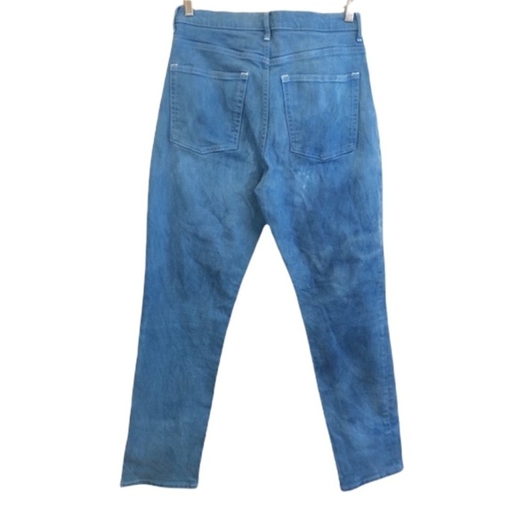 Everlane Blue Acid Wash High Rise Straight 30 - Picture 12 of 12